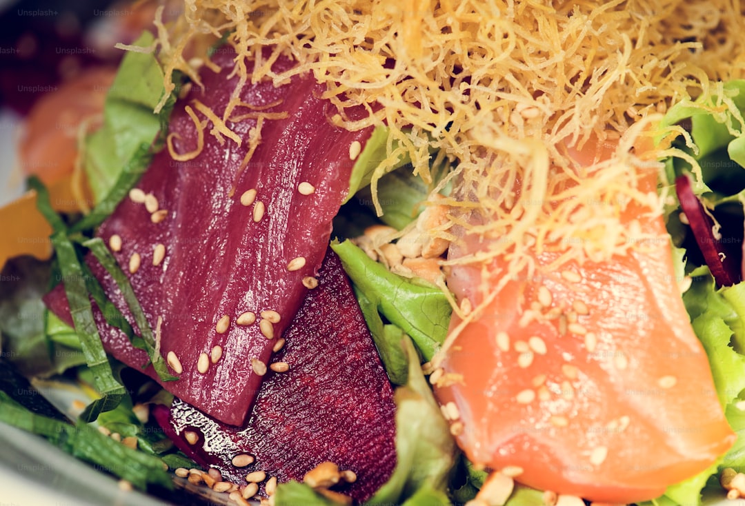 Roasted Beet & Goat Cheese Salad with Orange Vinaigrette